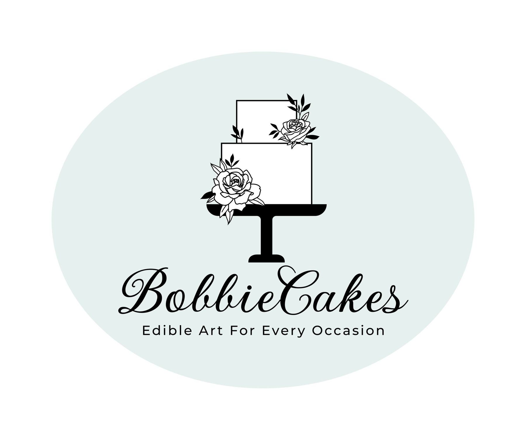 BobbieCakes logo: Edible Art For Every Occasion